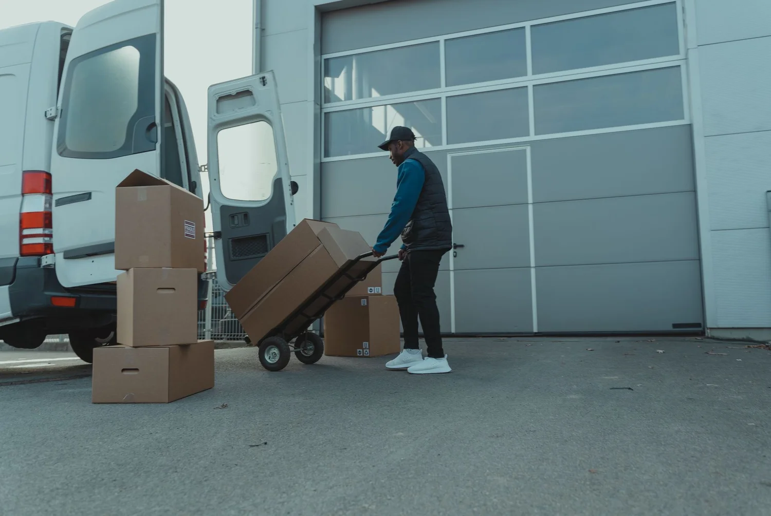 FBM seller checking delivery metrics and shipping labels before an Amazon deadline